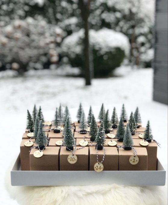 Gnomi Fatti Con Rami Di Pino Idee di Natale | Verde Salvia Home